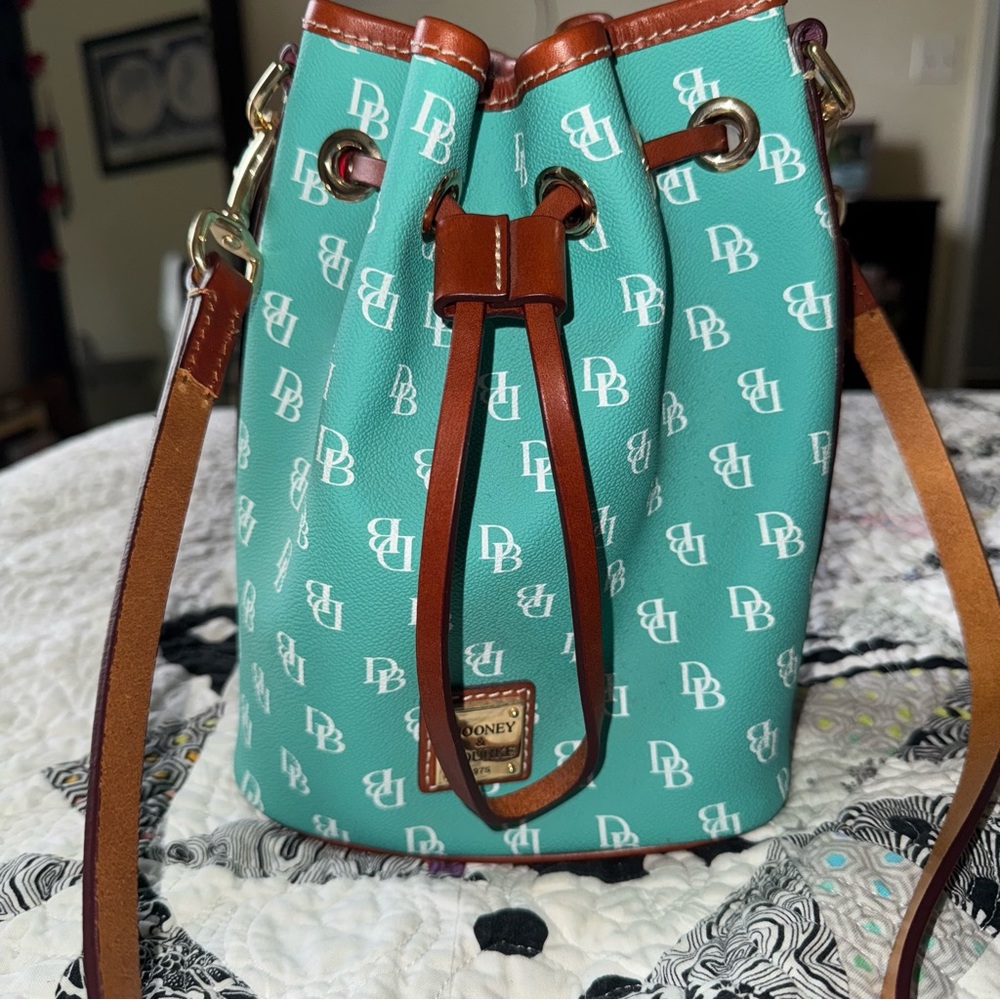Dooney & Bourke Teal Bucket Bag